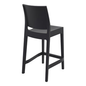 Outdoor Bar Stools - Canyon Outdoor Counter Stool Black 65cm