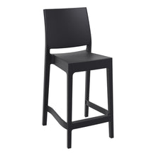 Load image into Gallery viewer, Outdoor Bar Stools - Canyon Outdoor Counter Stool Black 65cm