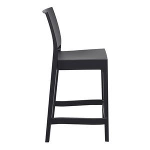 Outdoor Bar Stools - Canyon Outdoor Counter Stool Black 65cm