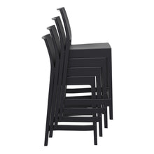 Load image into Gallery viewer, Outdoor Bar Stools - Canyon Outdoor Counter Stool Black 65cm