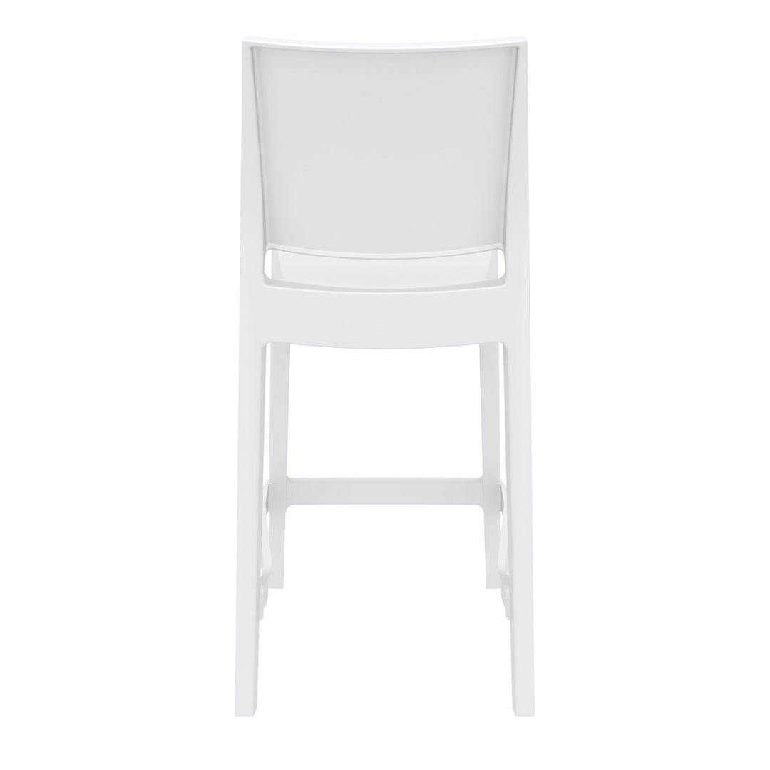 Outdoor Bar Stools - Canyon Outdoor Counter Stool White 65cm