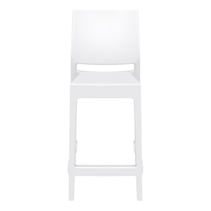 Outdoor Bar Stools - Canyon Outdoor Counter Stool White 65cm