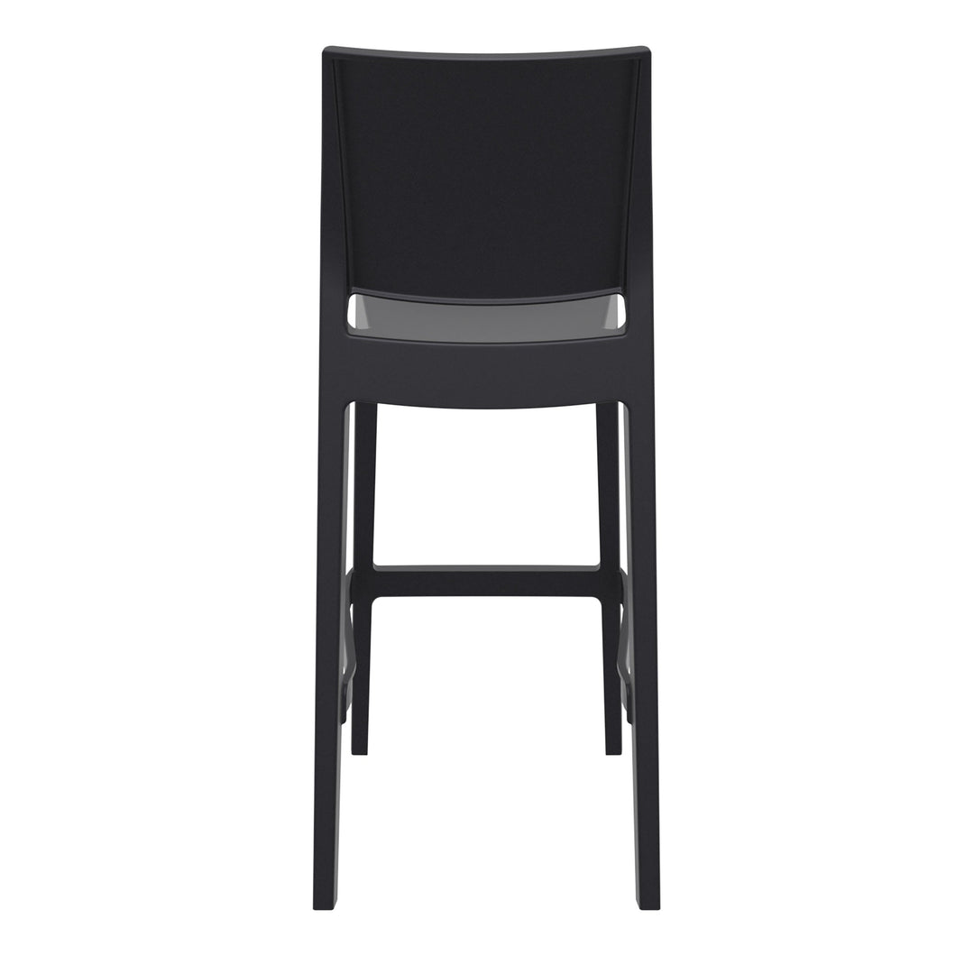 Outdoor Bar Stools - Canyon Outdoor Bar Stool Black 75cm