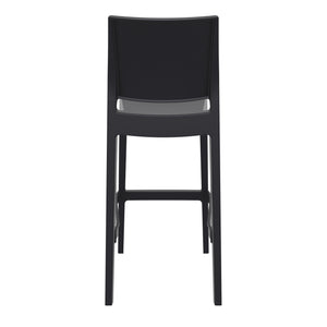 Outdoor Bar Stools - Canyon Outdoor Bar Stool Black 75cm