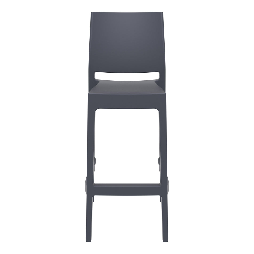Outdoor Bar Stools - Canyon Outdoor Bar Stool Anthracite 75cm