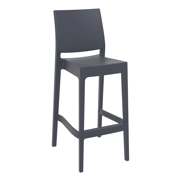 Outdoor Bar Stools - Canyon Outdoor Bar Stool Anthracite 75cm