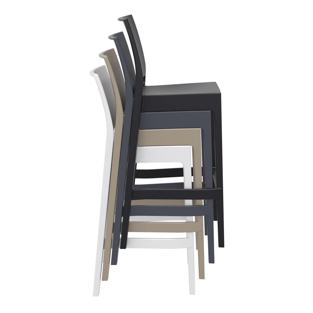Outdoor Bar Stools - Canyon Outdoor Bar Stool Anthracite 75cm