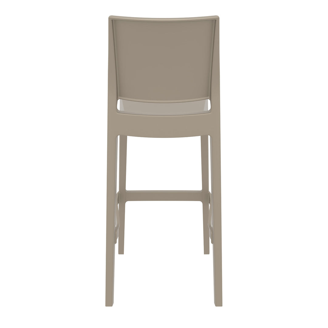Outdoor Bar Stools - Canyon Outdoor Bar Stool Taupe 75cm