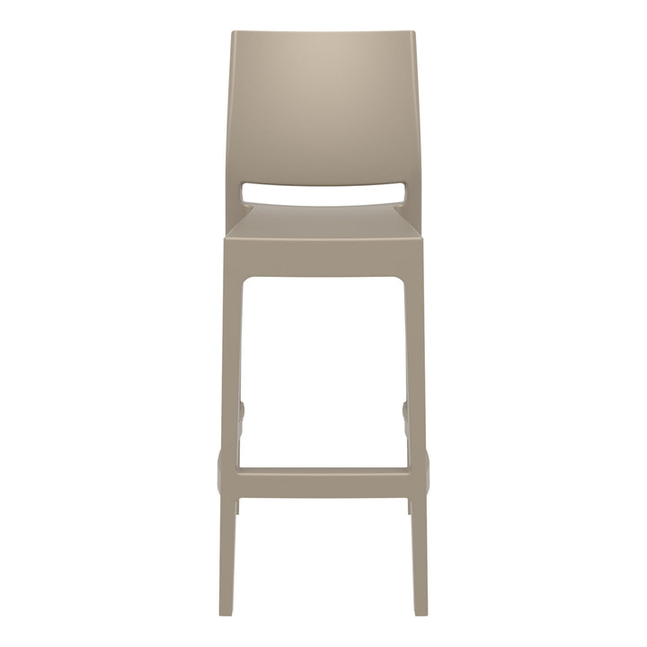 Outdoor Bar Stools - Canyon Outdoor Bar Stool Taupe 75cm