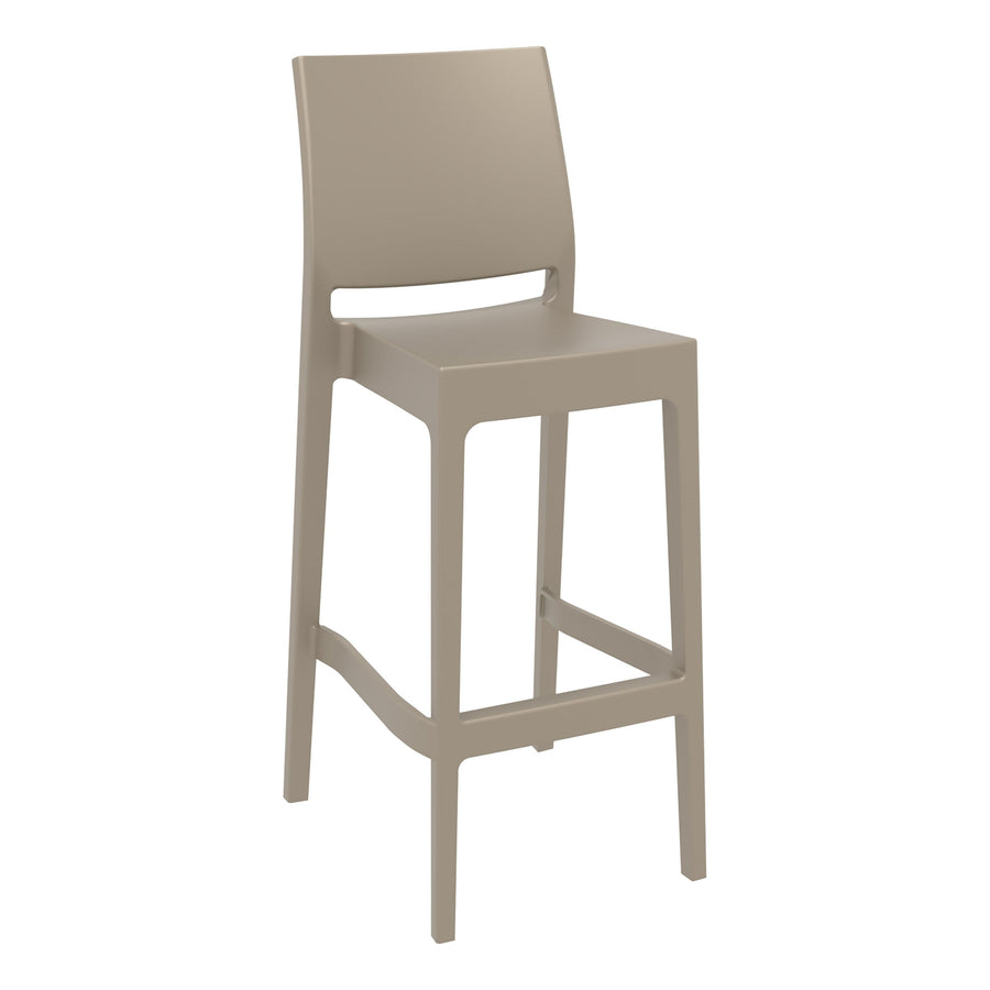 Outdoor Bar Stools - Canyon Outdoor Bar Stool Taupe 75cm