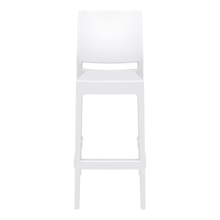 Outdoor Bar Stools - Canyon Outdoor Bar Stool White 75cm