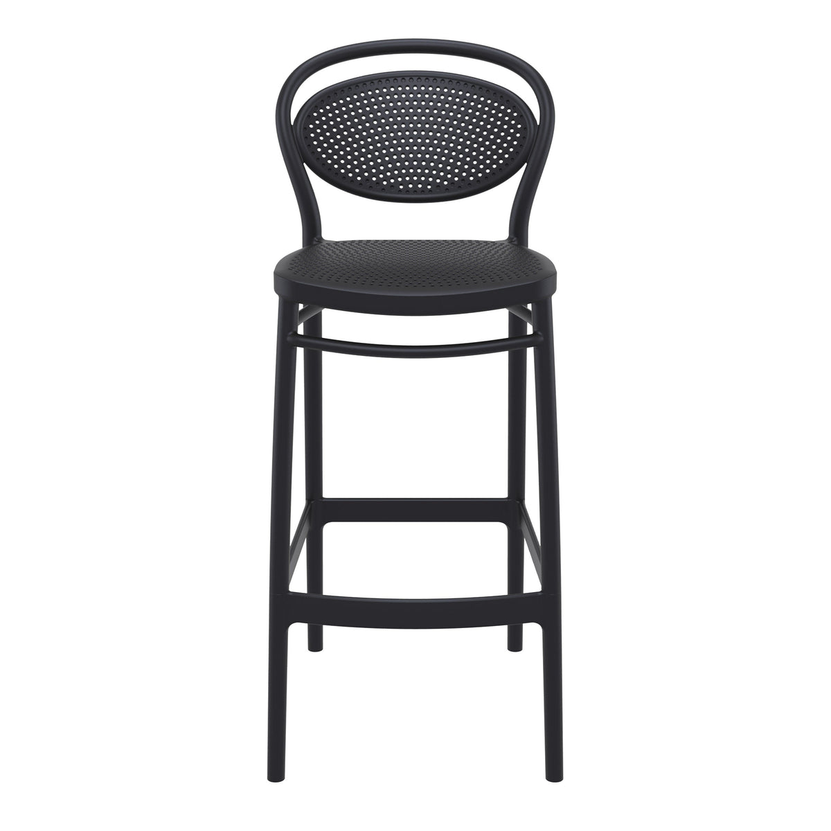 Buy Nova Outdoor Bar Stool Black 65cm Bar Stool Home