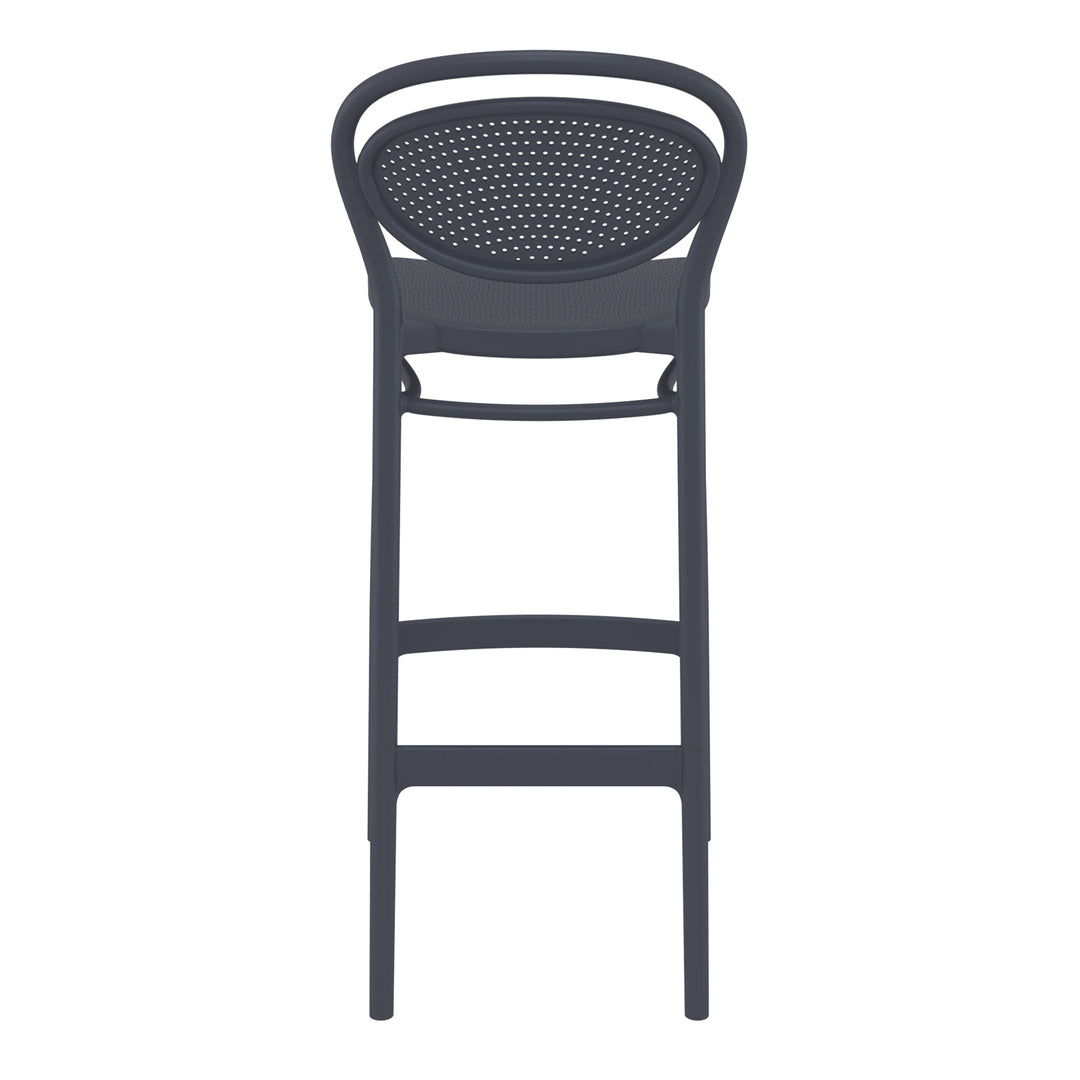 Outdoor Bar Stools - Nova Outdoor Bar Stool Anthracite 75cm