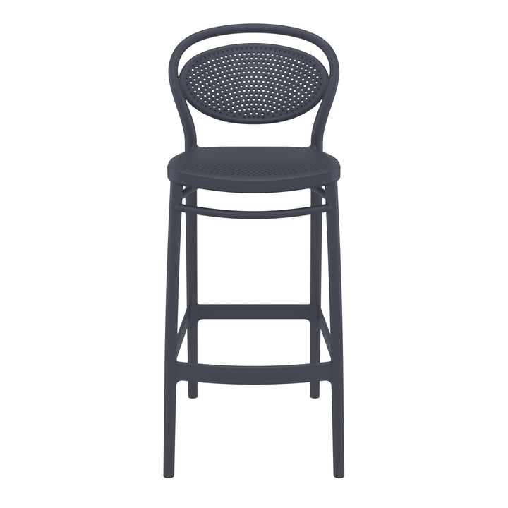 Outdoor Bar Stools - Nova Outdoor Bar Stool Anthracite 75cm