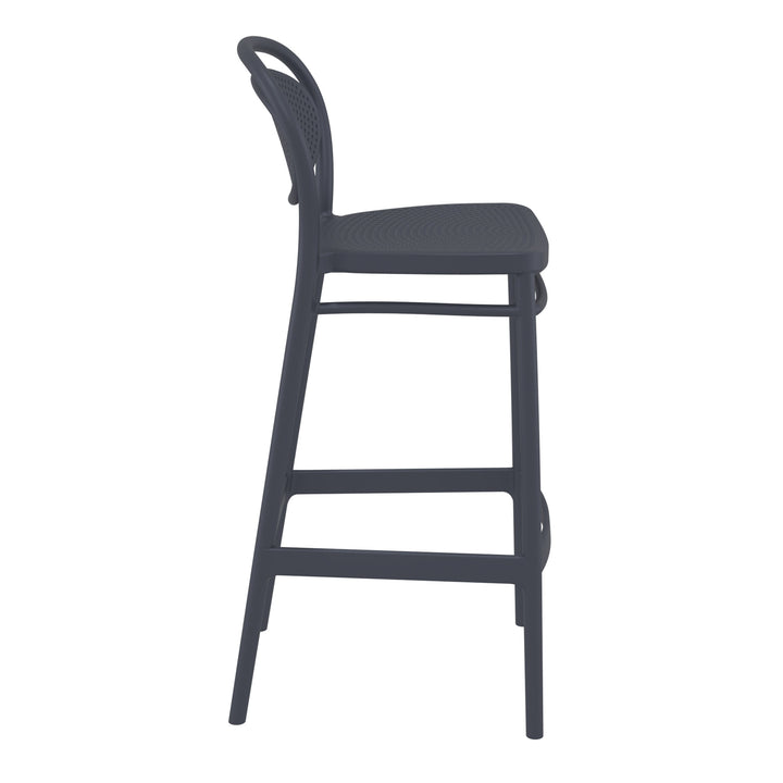 Outdoor Bar Stools - Nova Outdoor Bar Stool Anthracite 75cm