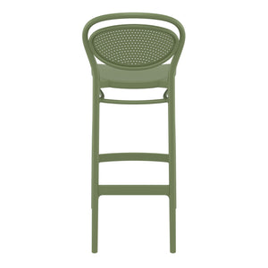 Outdoor Bar Stools - Nova Outdoor Bar Stool Olive Green 75cm