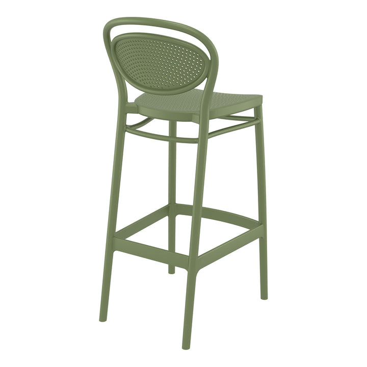 Outdoor Bar Stools - Nova Outdoor Bar Stool Olive Green 75cm