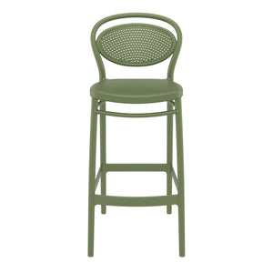 Outdoor Bar Stools - Nova Outdoor Bar Stool Olive Green 75cm