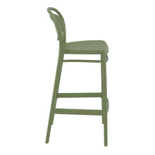 Load image into Gallery viewer, Outdoor Bar Stools - Nova Outdoor Bar Stool Olive Green 75cm