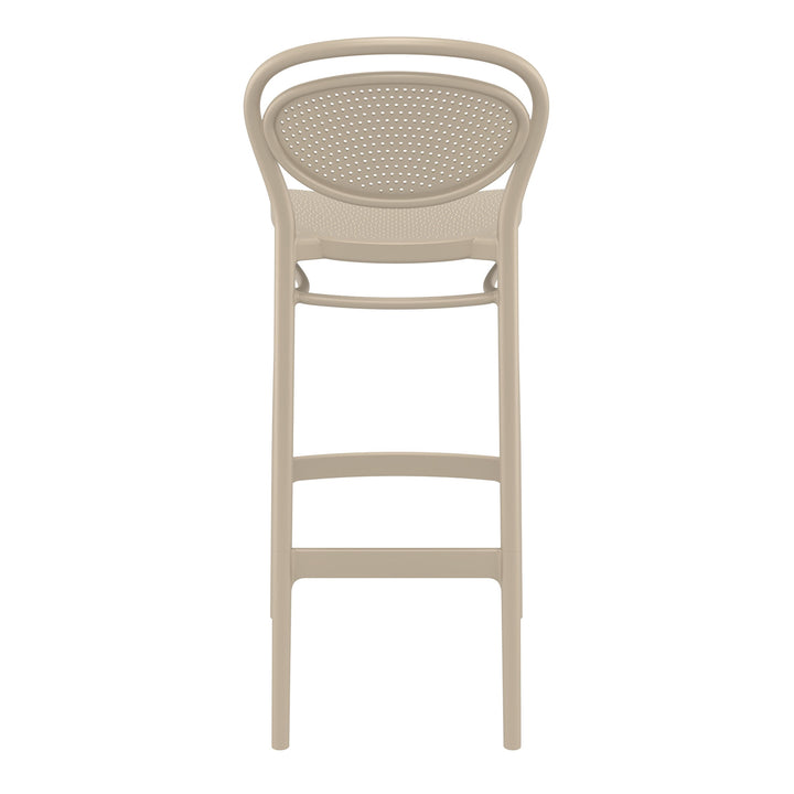 Outdoor Bar Stools - Nova Outdoor Bar Stool Taupe 75cm