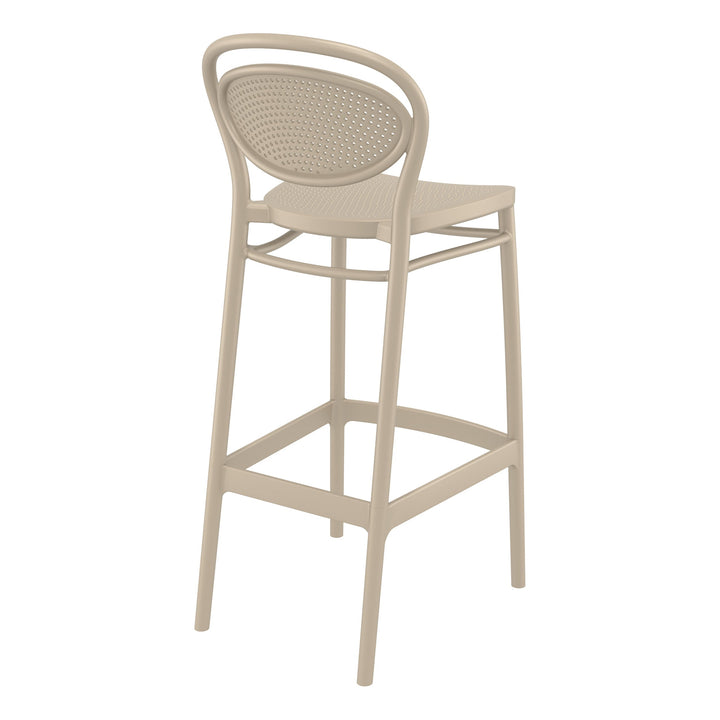 Outdoor Bar Stools - Nova Outdoor Bar Stool Taupe 75cm