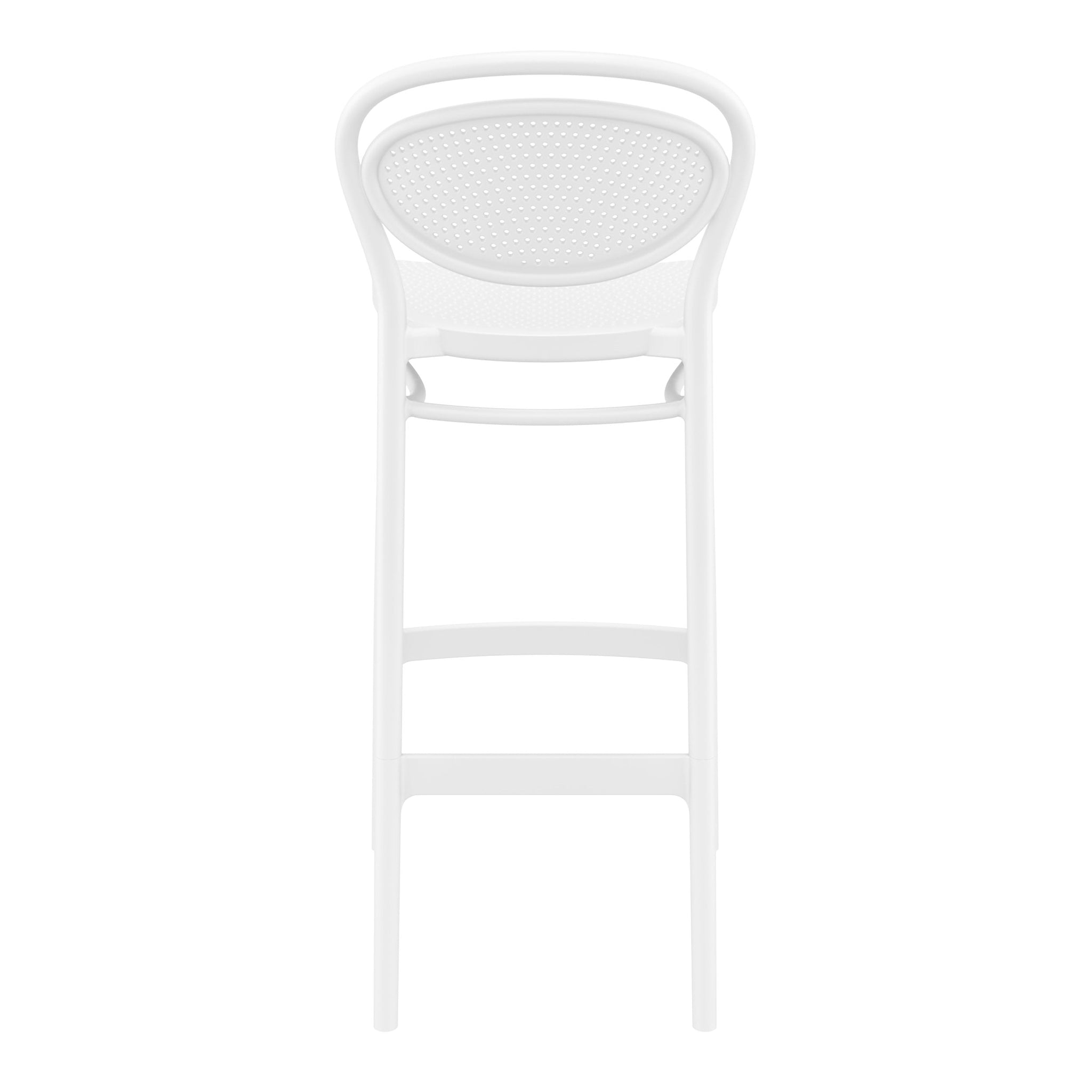 Buy Nova Outdoor Bar Stool White 65cm Bar Stool Home