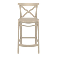 Load image into Gallery viewer, Outdoor Bar Stools - Cruz Outdoor Counter Stool Taupe 65cm