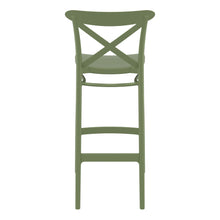 Load image into Gallery viewer, Outdoor Bar Stools - Cruz Outdoor Bar Stool Olive Green 75cm