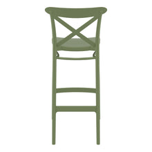 Load image into Gallery viewer, Outdoor Bar Stools - Cruz Outdoor Bar Stool Olive Green 75cm
