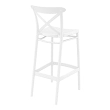 Load image into Gallery viewer, Outdoor Bar Stools - Cruz Outdoor Bar Stool White 75cm