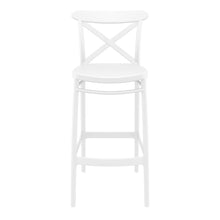 Load image into Gallery viewer, Outdoor Bar Stools - Cruz Outdoor Bar Stool White 75cm