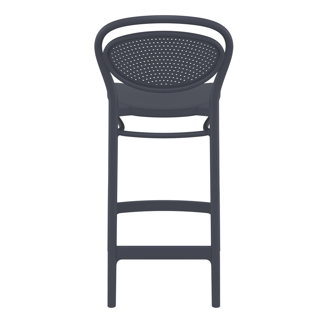 Outdoor Bar Stools - Nova Outdoor Counter Stool Anthracite 65cm