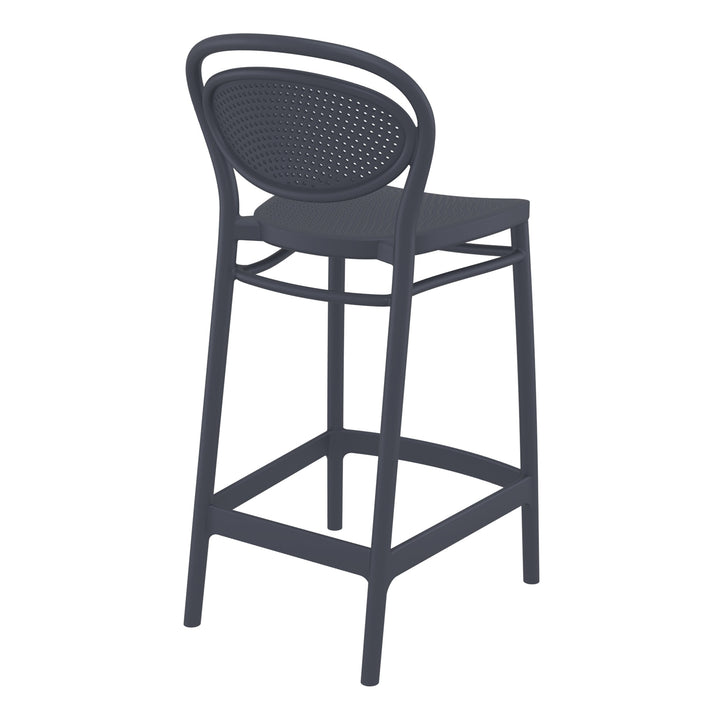 Outdoor Bar Stools - Nova Outdoor Counter Stool Anthracite 65cm