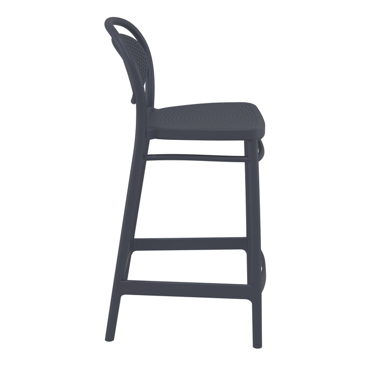 Outdoor Bar Stools - Nova Outdoor Counter Stool Anthracite 65cm
