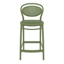 Load image into Gallery viewer, Outdoor Bar Stools - Nova Outdoor Counter Stool Olive Green 65cm