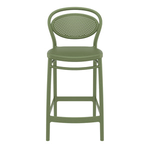 Outdoor Bar Stools - Nova Outdoor Counter Stool Olive Green 65cm