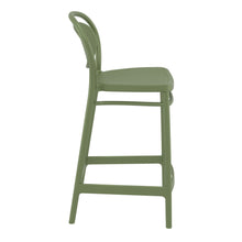 Load image into Gallery viewer, Outdoor Bar Stools - Nova Outdoor Counter Stool Olive Green 65cm