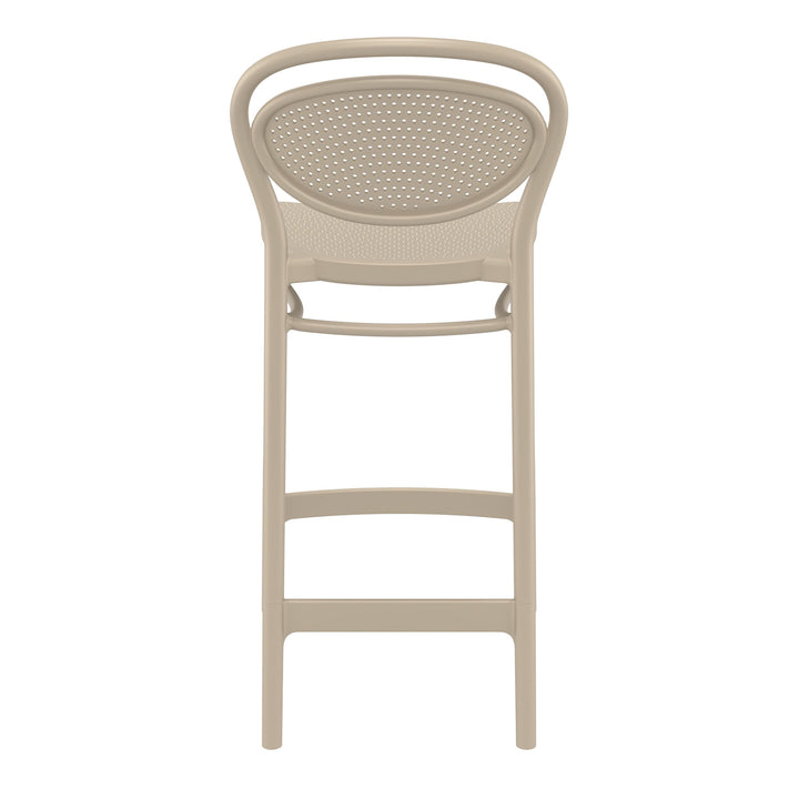 Outdoor Bar Stools - Nova Outdoor Counter Stool Taupe 65cm