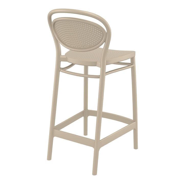 Outdoor Bar Stools - Nova Outdoor Counter Stool Taupe 65cm