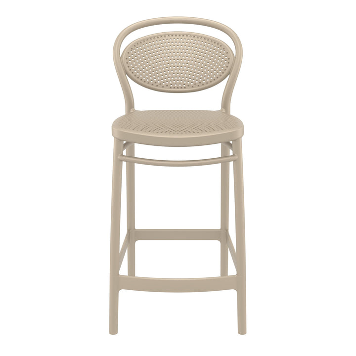Outdoor Bar Stools - Nova Outdoor Counter Stool Taupe 65cm