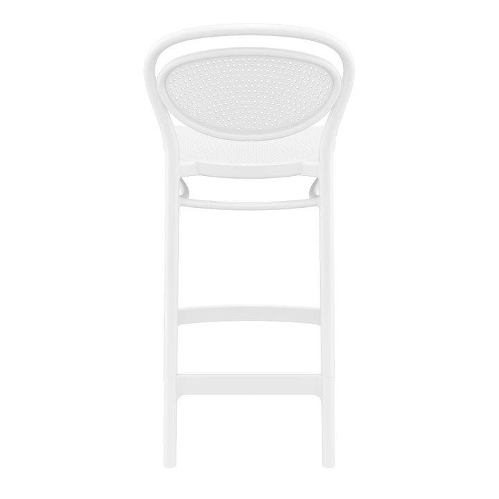 Outdoor Bar Stools - Nova Outdoor Counter Stool White 65cm