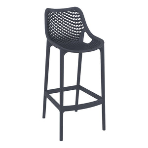 Outdoor Bar Table Sets - Chicago + Aero Outdoor Bar Set (5 Piece) Anthracite