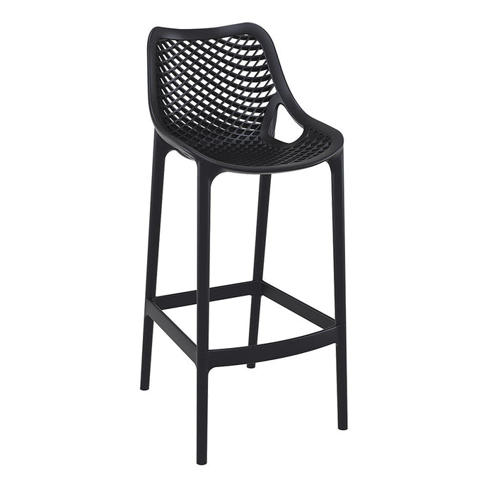 Bar Stools - Aero Outdoor Bar Stool Black 75cm