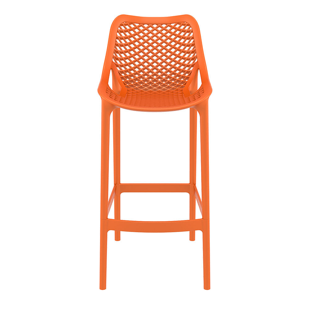 Bar Stools - Aero Outdoor Bar Stool Orange 75cm