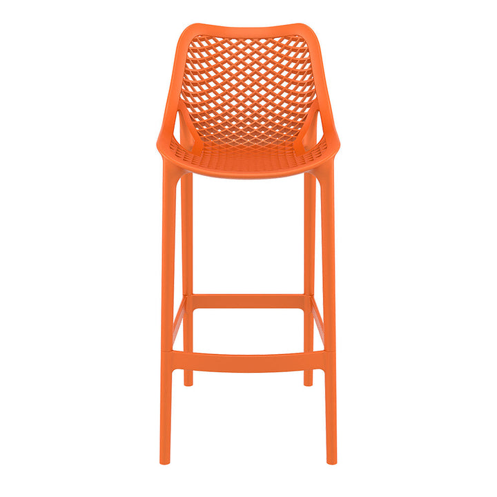 Bar Stools - Aero Outdoor Bar Stool Orange 75cm