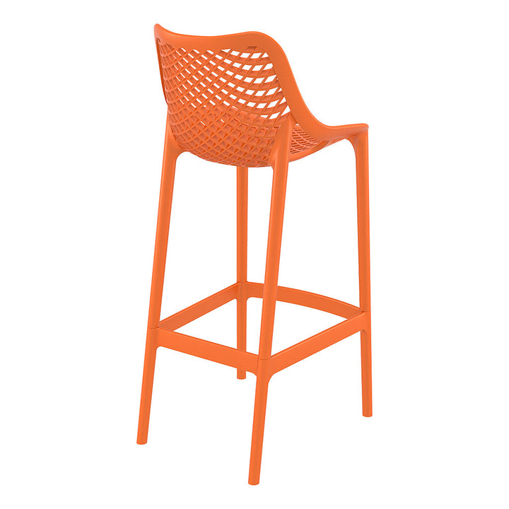 Bar Stools - Aero Outdoor Bar Stool Orange 75cm