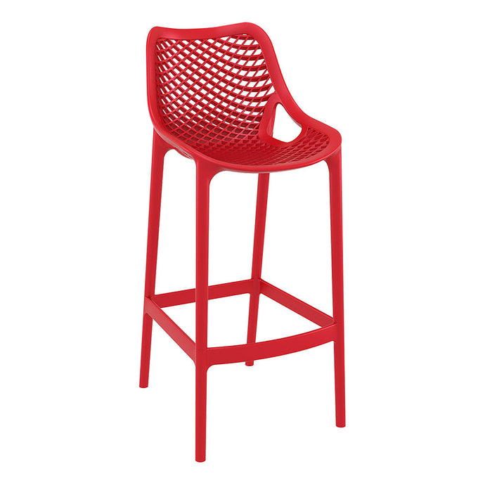 Bar Stools - Aero Outdoor Bar Stool Red 75cm