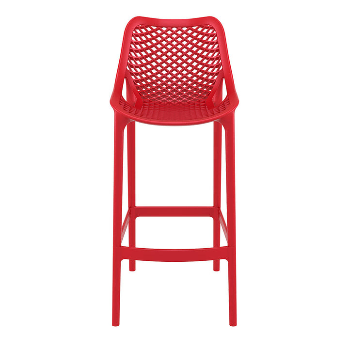 Bar Stools - Aero Outdoor Bar Stool Red 75cm