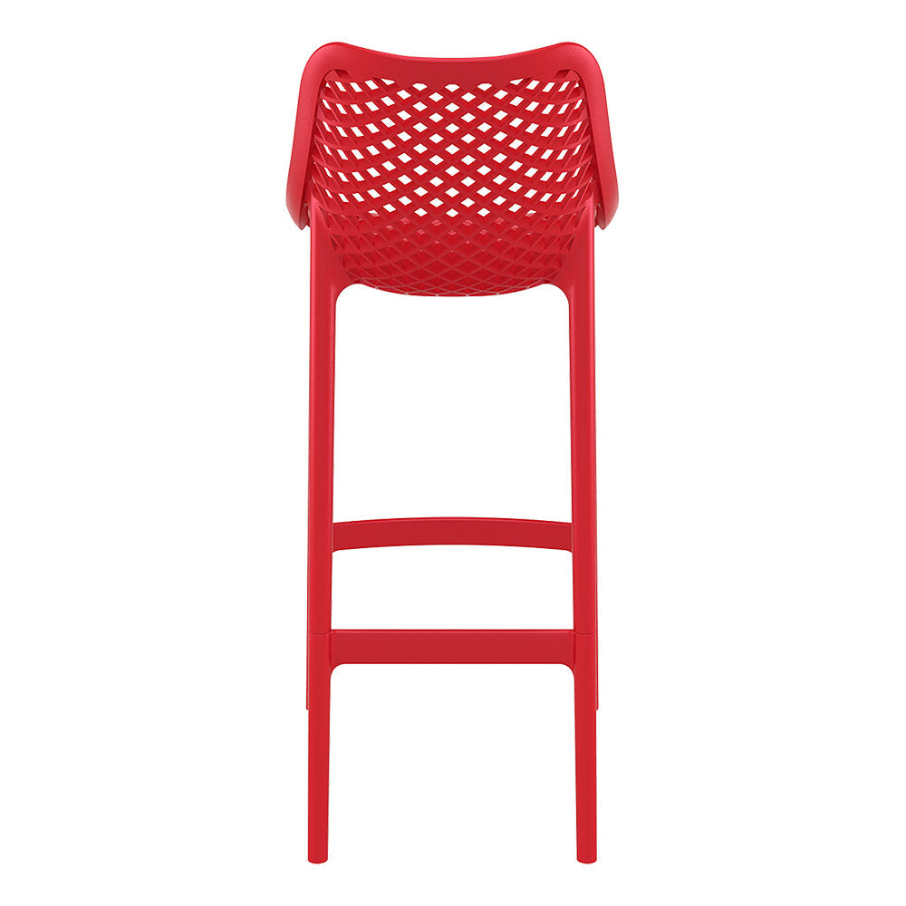 Bar Stools - Aero Outdoor Bar Stool Red 75cm