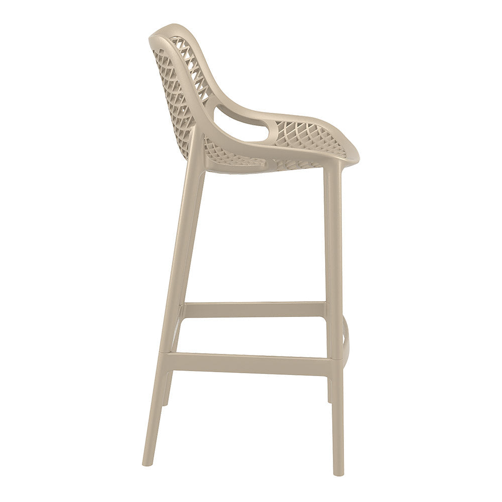 Bar Stools - Aero Outdoor Bar Stool Taupe 75cm